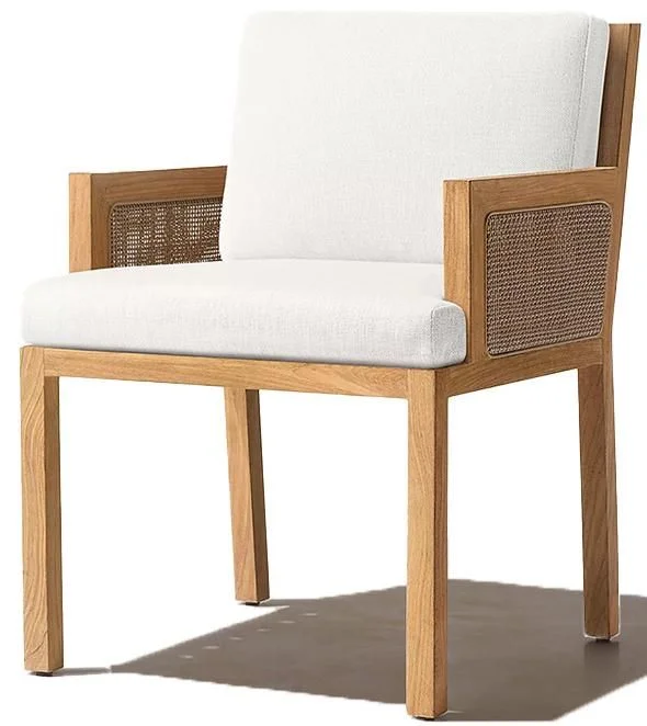 LG539-2 Woven Outdoor armrest dining chair