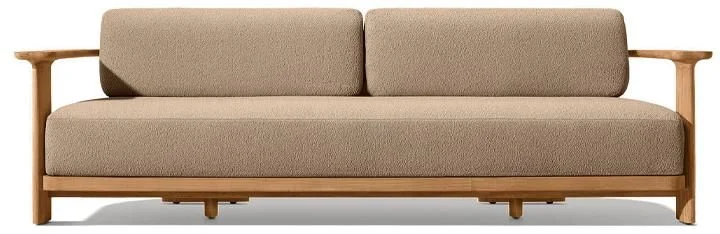 LG540-4 Teak Outdoor Three-Seater sofa