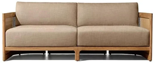 LG542-3 Woven Outdoor Two-Seater sofa