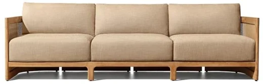 LG542-4 Woven Outdoor Three-Seater sofa