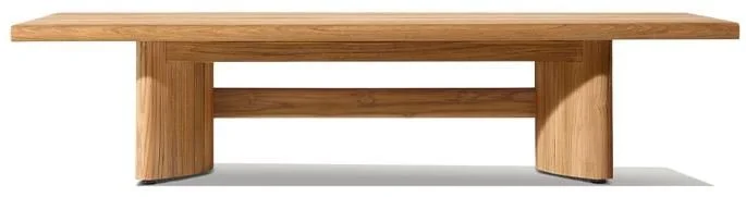 LG543-1 Teak Outdoor rectangular coffee table