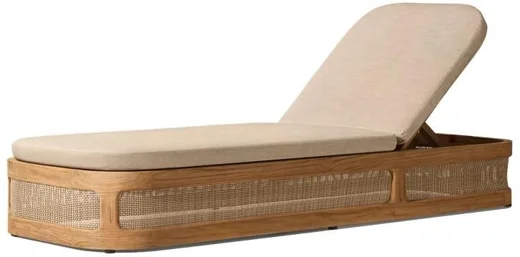 LG544-1 Woven Outdoor adjustable sunbed
