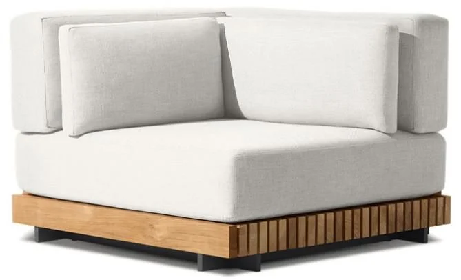 LG546-2 Teak Outdoor corner sofa