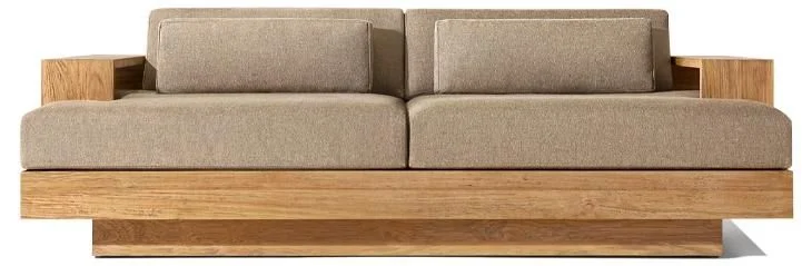 LG549-3 Teak Outdoor Two-Seater sofa