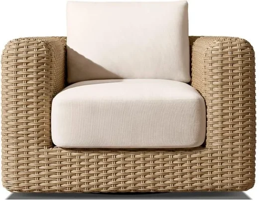 LG552-5 Outdoor Wicker Swivel Chair