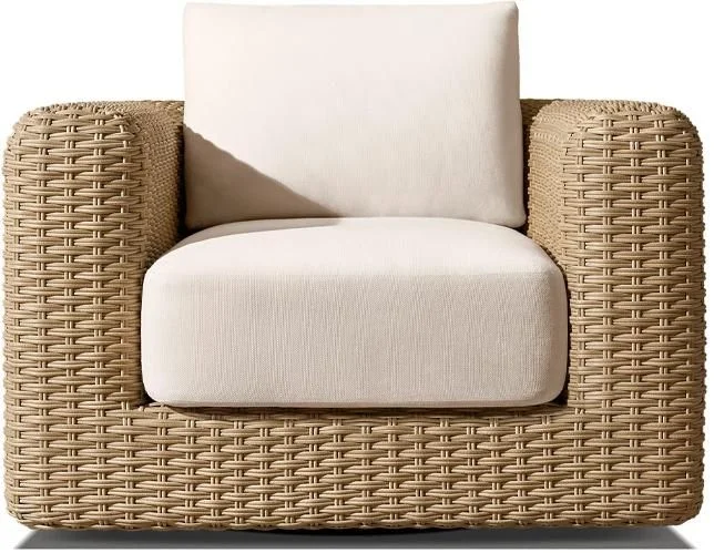 LG552-5 Outdoor Wicker Swivel Chair