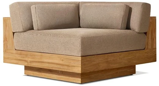 LG553-10 Teak Outdoor corner sofa