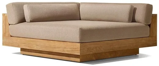 LG553-22 Teak Outdoor corner sofa