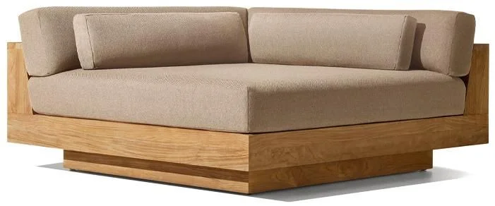 LG553-22 Teak Outdoor corner sofa