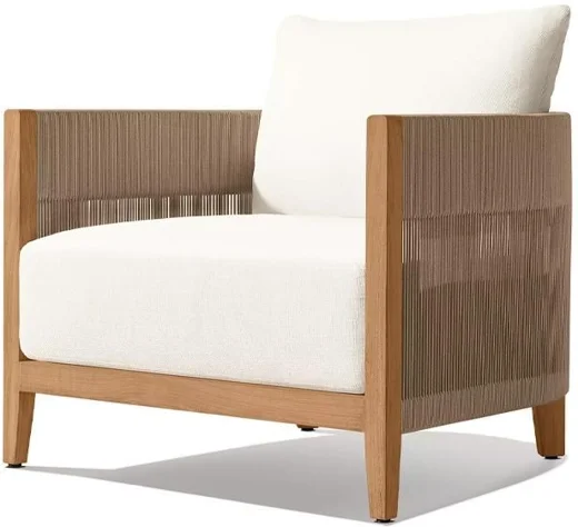 LG555-1 Woven Outdoor Single Sofa