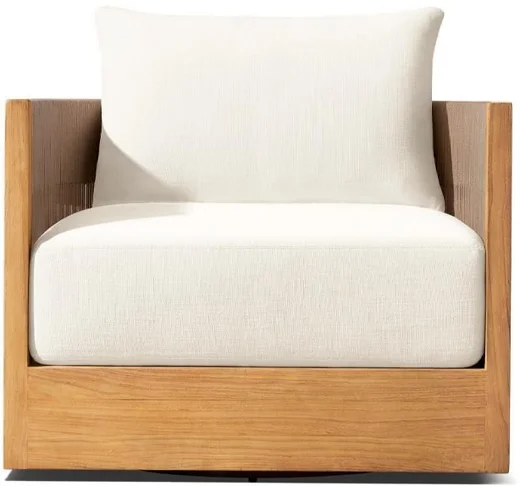 LG555-2 Teak Outdoor swivel chair