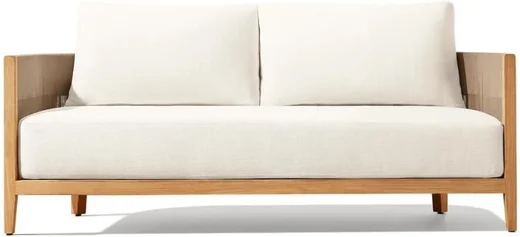 LG555-3 Teak Outdoor Two-Seater sofa