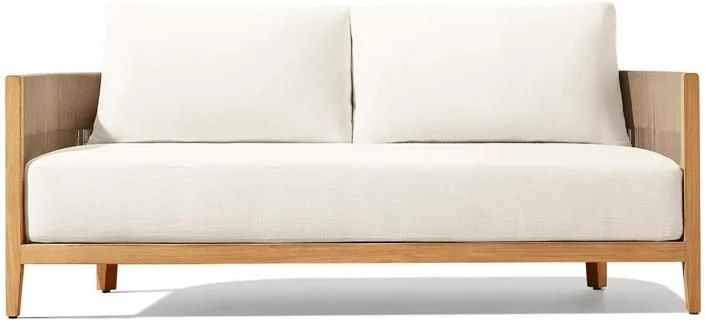 LG555-3 Teak Outdoor Two-Seater sofa