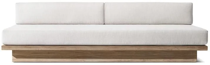 LG561-3 Teak Outdoor two/Three-Seater sofa
