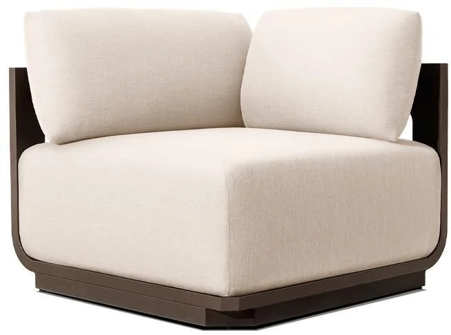 LG564-20 Aluminum Outdoor corner sofa