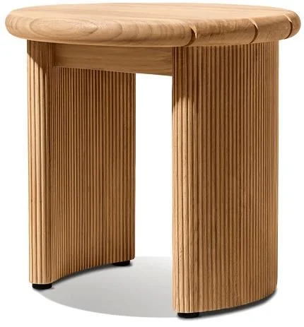 LG566-6 Outdoor Teak Round Side Table