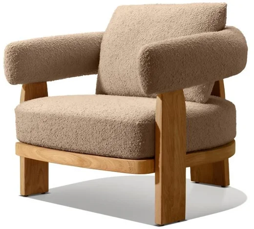 LG568-1 Teak Outdoor Single Sofa
