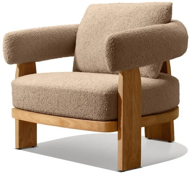 LG568-1 Teak Outdoor Single Sofa