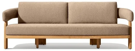 LG568-3 Teak Outdoor Two-Seater sofa