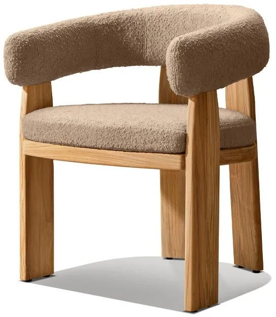 LG569-2 Teak Outdoor armrest dining chair