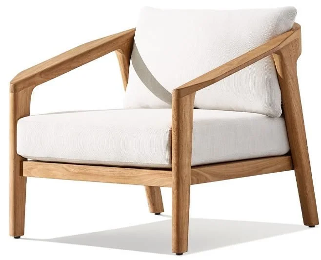 LG571-1 Teak Outdoor Single Sofa