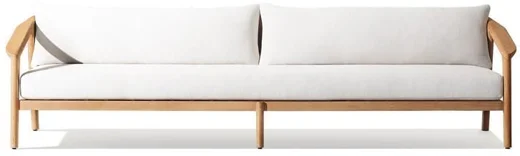 LG571-3 Teak Outdoor Three-Seater sofa