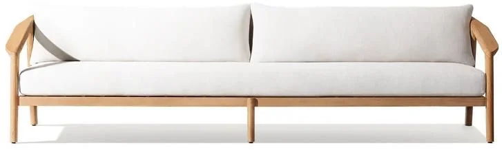 LG571-3 Teak Outdoor Three-Seater sofa