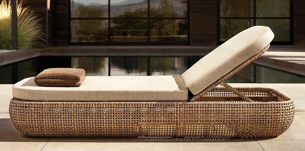 LG573-5 Outdoor Rope Adjustable Sun Lounger