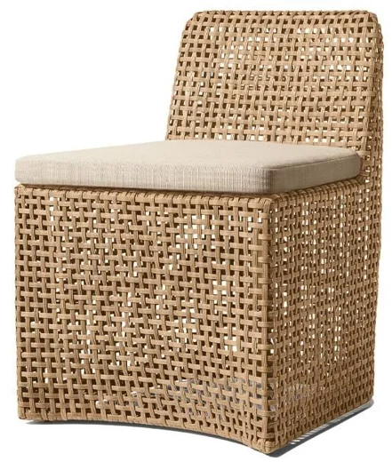 LG573-6 Outdoor Rope Armless Dining Chair