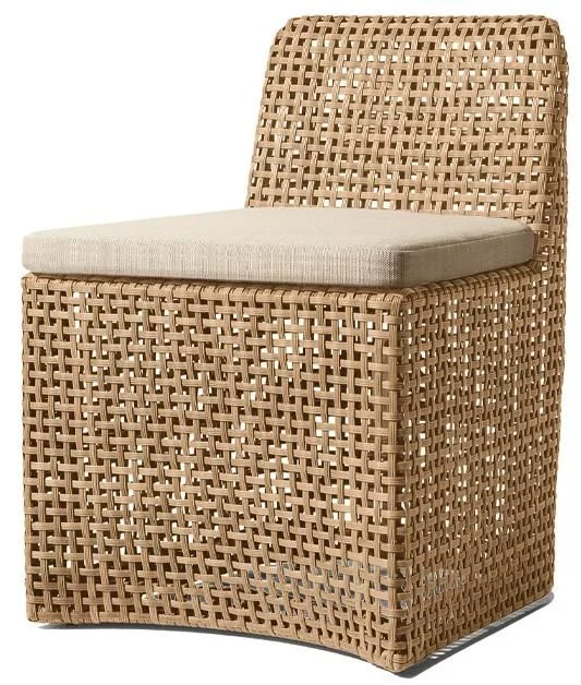LG573-6 Outdoor Rope Armless Dining Chair