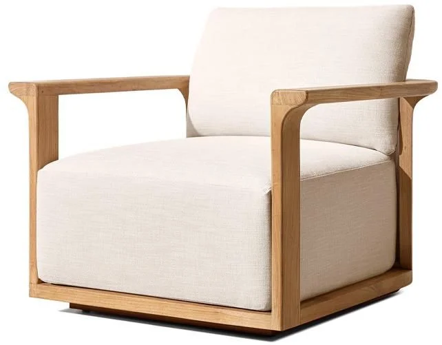 LG574-1 Teak Outdoor Single Sofa