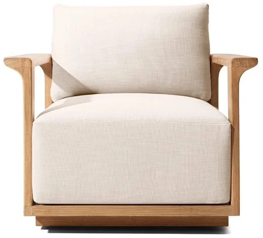 LG574-2 Teak Outdoor swivel chair