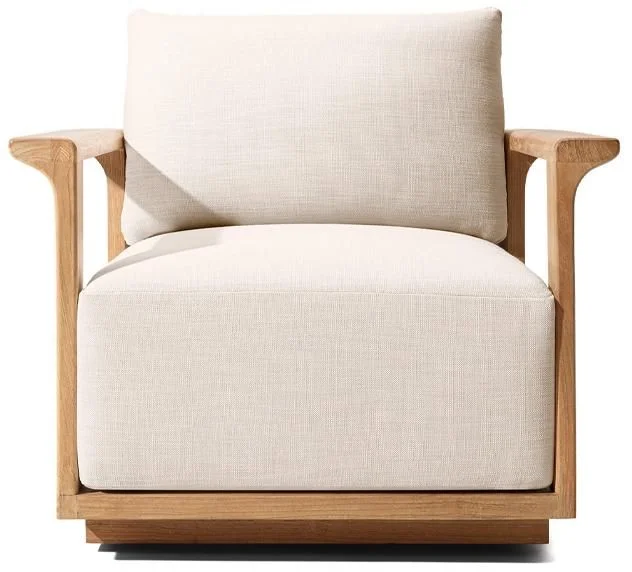 LG574-2 Teak Outdoor swivel chair