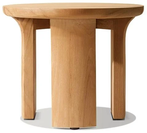 LG575-4 Teak Outdoor round side table