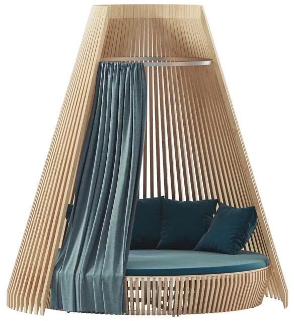 LG577-1 Teak Outdoor daybed