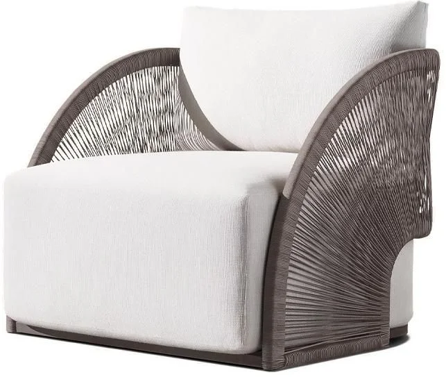 LG578-1 Rope-Woven Outdoor Single Sofa