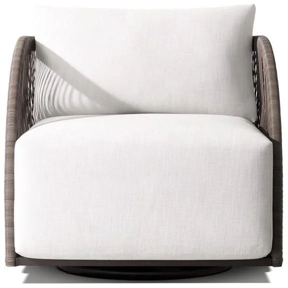 LG578-2 Rope-Woven Outdoor swivel chair