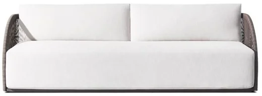 LG578-3 Rope-Woven Outdoor Two-Seater sofa