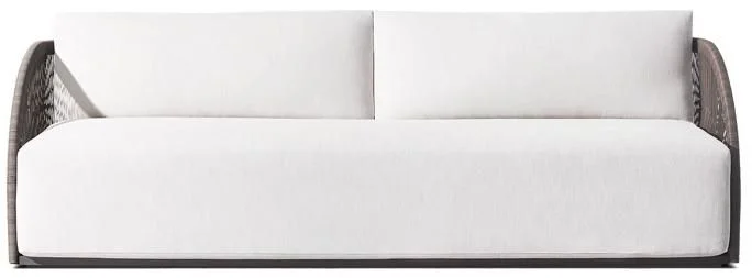LG578-3 Rope-Woven Outdoor Two-Seater sofa