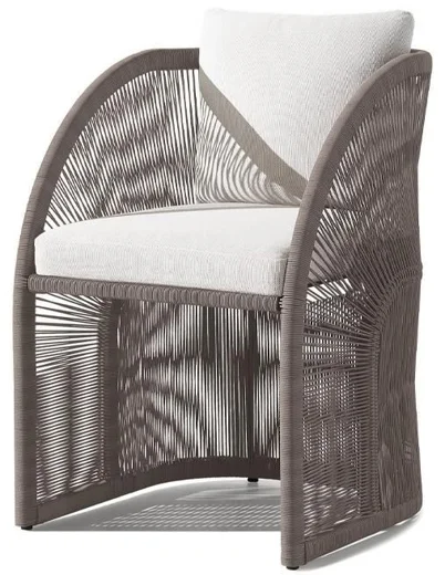 LG579-1 Rope-Woven Outdoor dining chair