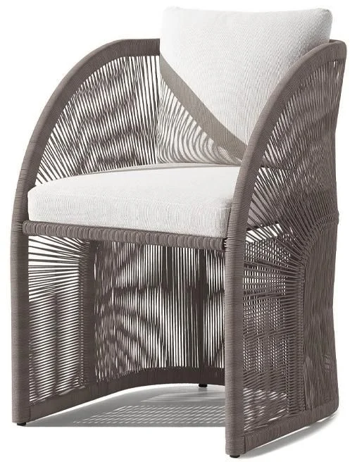 LG579-1 Rope-Woven Outdoor dining chair