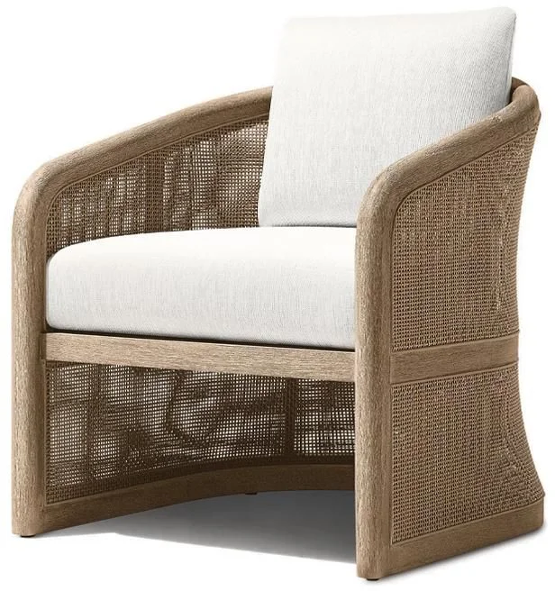 LG579-2 Teak Outdoor Single Sofa
