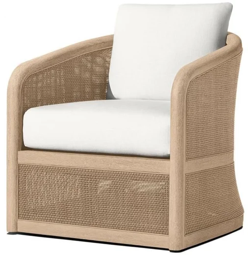 LG579-3 Teak Outdoor swivel chair