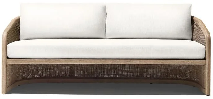 LG579-4 Teak Outdoor Two-Seater sofa