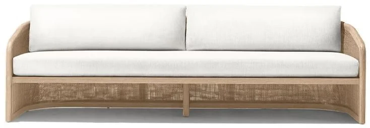 LG579-5 Teak Outdoor Three-Seater sofa
