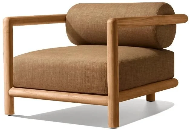 LG580-1 Teak Outdoor Single Sofa