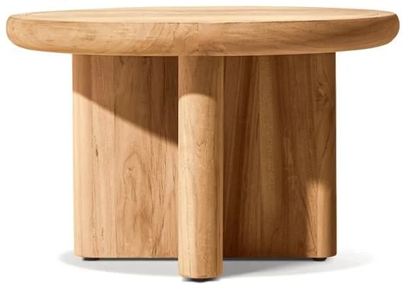 LG580-7 Teak Outdoor round side table