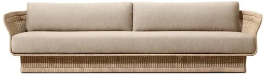 LG581-4 Outdoor Rope Three-Seater Sofa