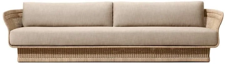 LG581-4 Outdoor Rope Three-Seater Sofa