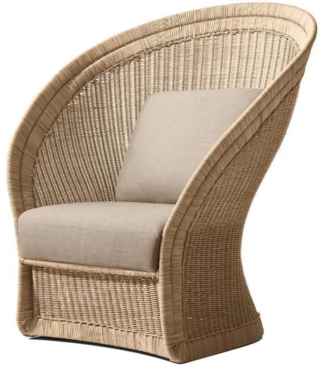 LG582-1 Rope-Woven Outdoor high back chair